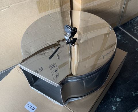 Hộp giấy vệ sinh lớn inox 304